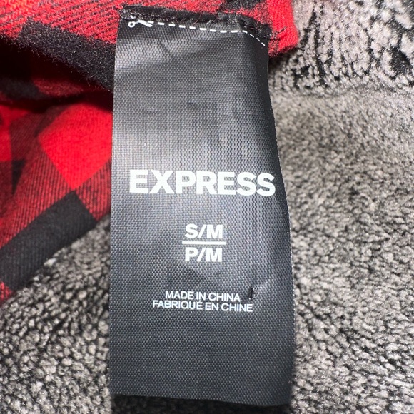 Express Red and Black Plaid Hat - Picture 3 of 5